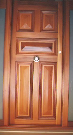 wooden door