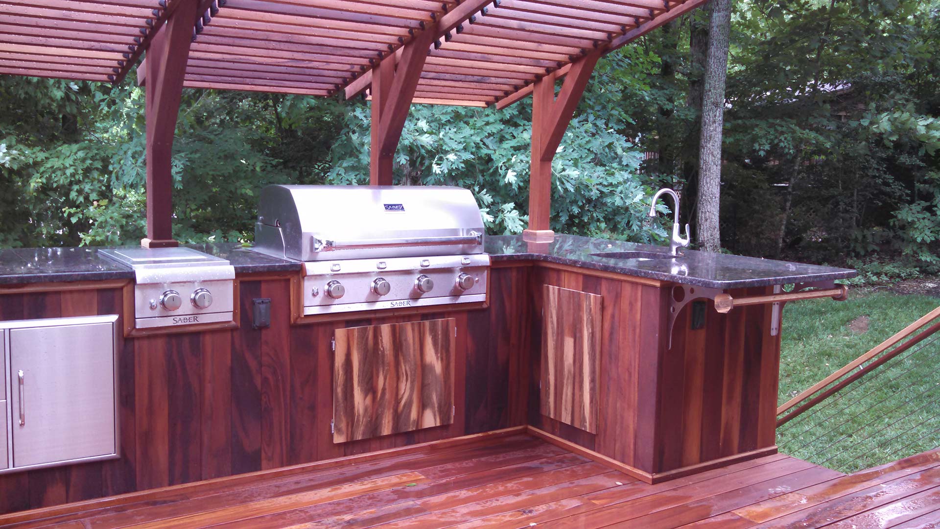 Outdoor Kitchen and Updated Deck