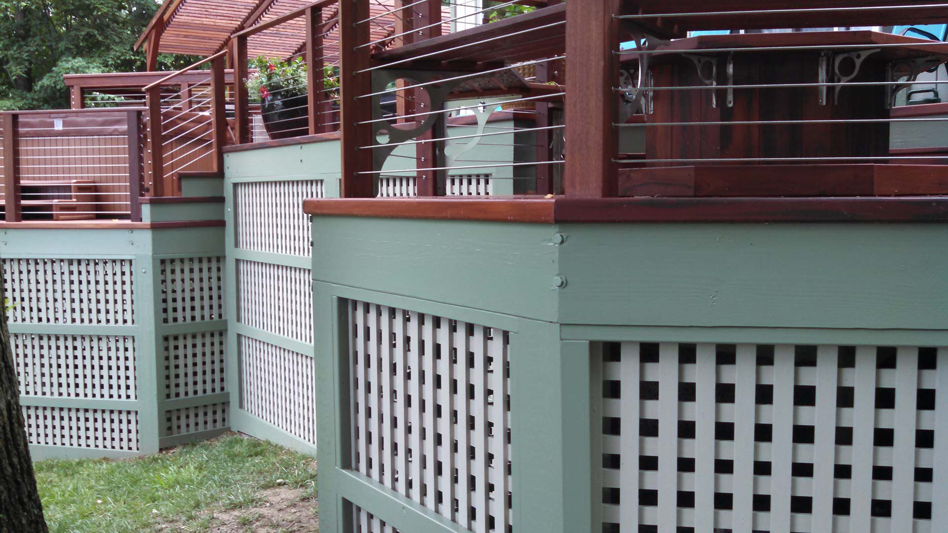 Multi-Level Deck in Lake Gaston, VA