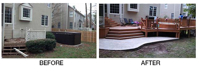 Before & After - Indoor Pool Within Raleigh, NC Home