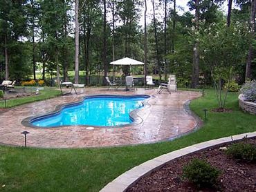 Inground Swimming Pool in Backyard