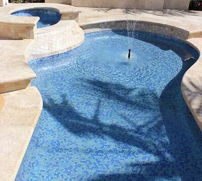 Swimming pool mosaics - countertops in Naples, FL