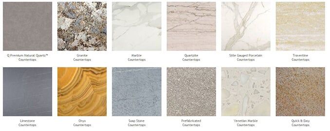 Countertop Selection - granite in Naples, FL
