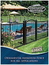 A brochure for ornamental aluminum fence for all applications.
