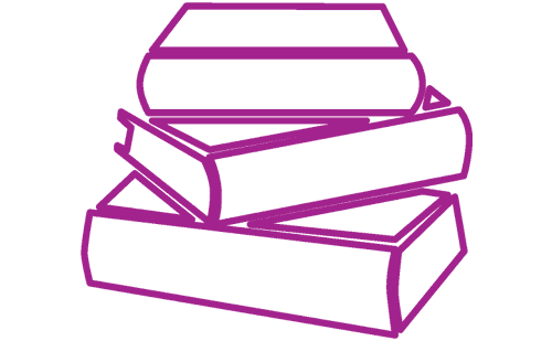 stacked books icon