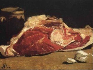 Quarto di carne - Dipinto di Claude Monet