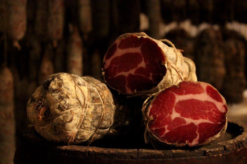 Affettato di lonza lardellata