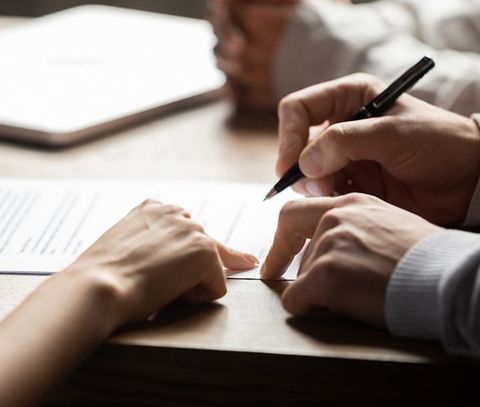 Contract with Lawyer — Elkhart, IN — Maryellen Baker Attorney at Law
