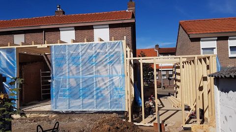 Garage en uitbouw Peters Bouw en advies