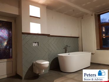 Badkamer renovatie Peters Bouw en Advies