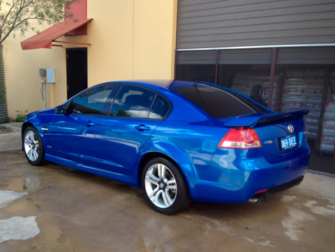 car blue