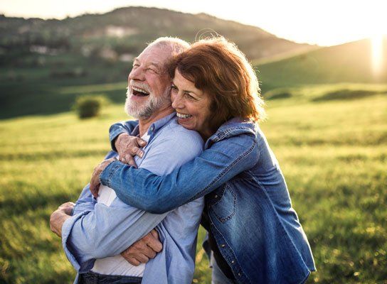 Happy Elder Couple — Jamesburg, NJ — Angel's Home Care Services