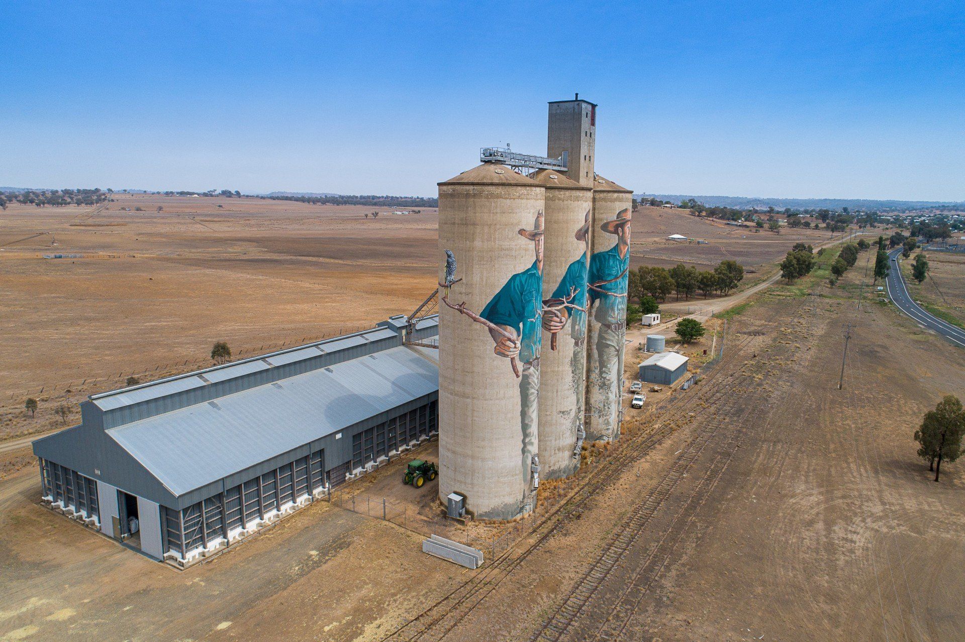 Australian Silo Art Trail, Barraba Silo Art, Fintan Magee