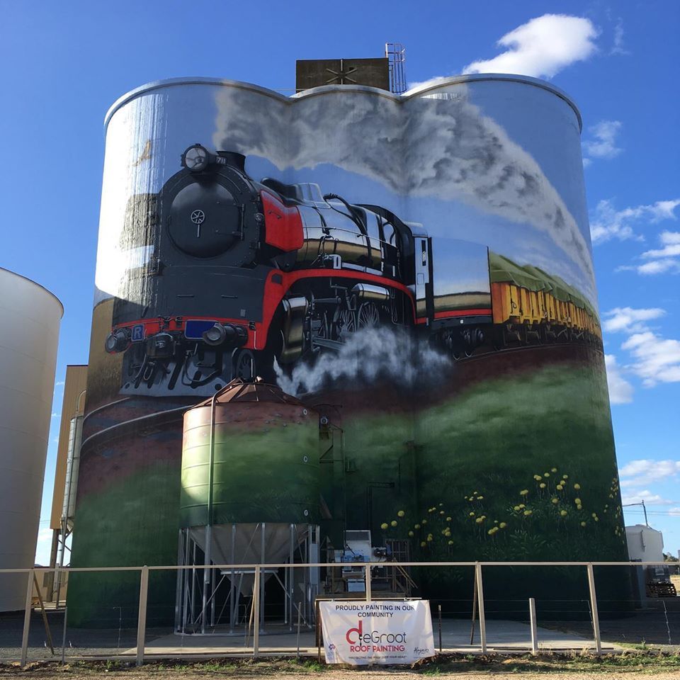 Tim Bowtell, Australian Silo Art Trail, Colbinabbin Silo Art