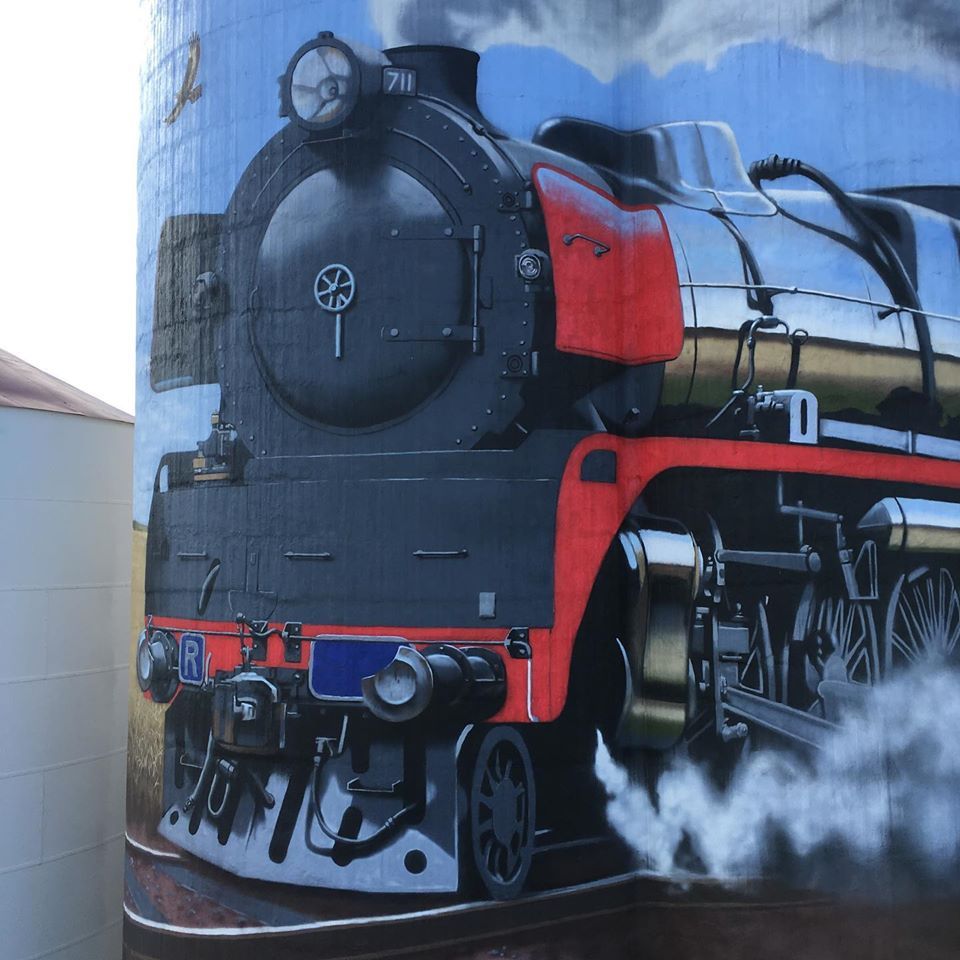 Colbinabbin Silo Art, Australian Silo Art Trail, Tim Bowtell