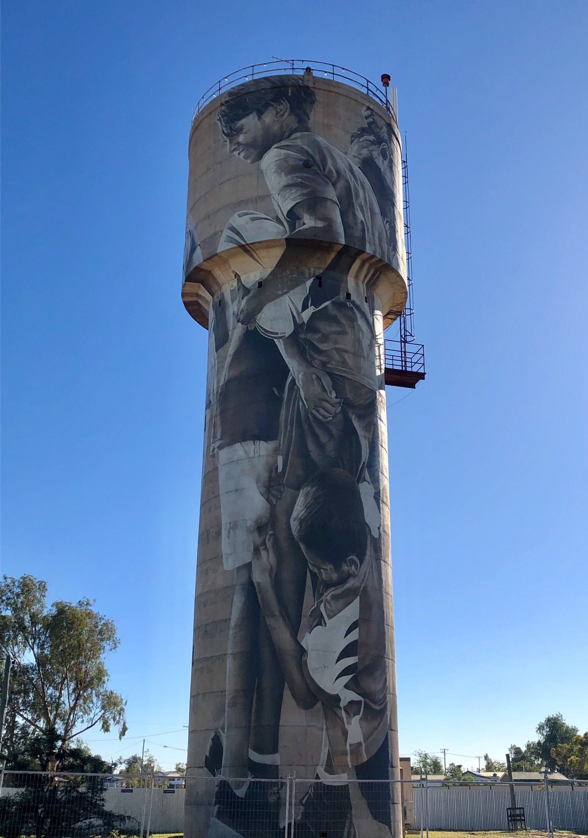 Cunnamulla Water Tower Art, Australian Silo Art Trail