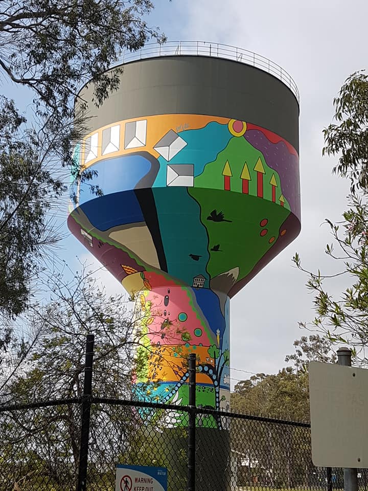 Edmondson Water Tower Art, Australian Silo Art Trail
