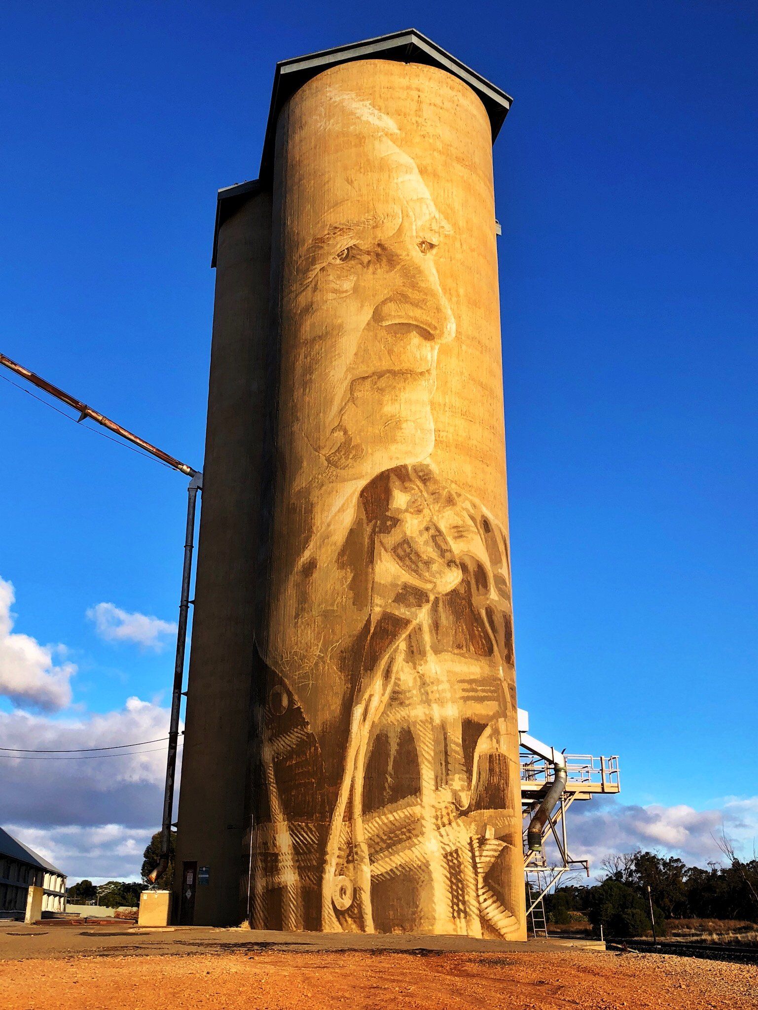 Lascelles Silo Art, Australian Silo Art Trail, Silo Art, Rone