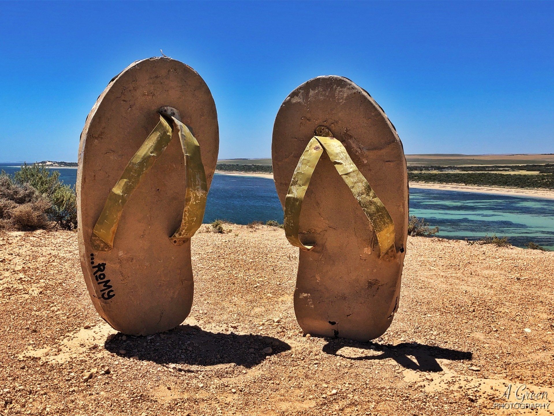 Sculptures Anxious Bay Clifftop Drive, Elliston South Australia, Great Australian Adventure