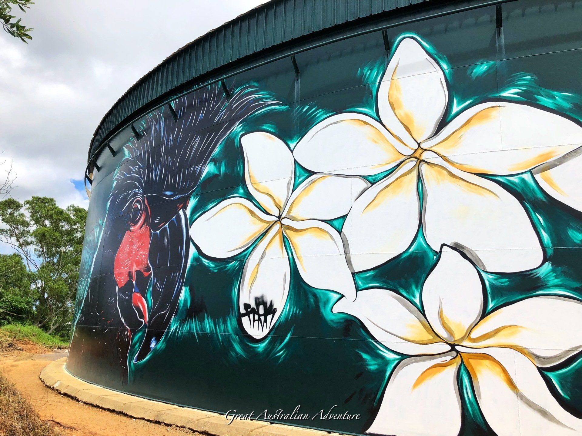Townsville Water Tank Art, Australian Silo Art Trail
