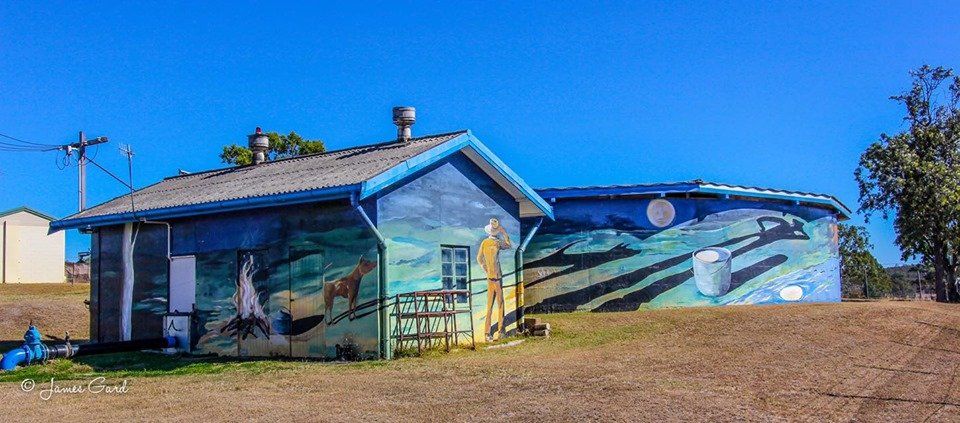 Monto Water Tank Art, Australian Silo Art Trail