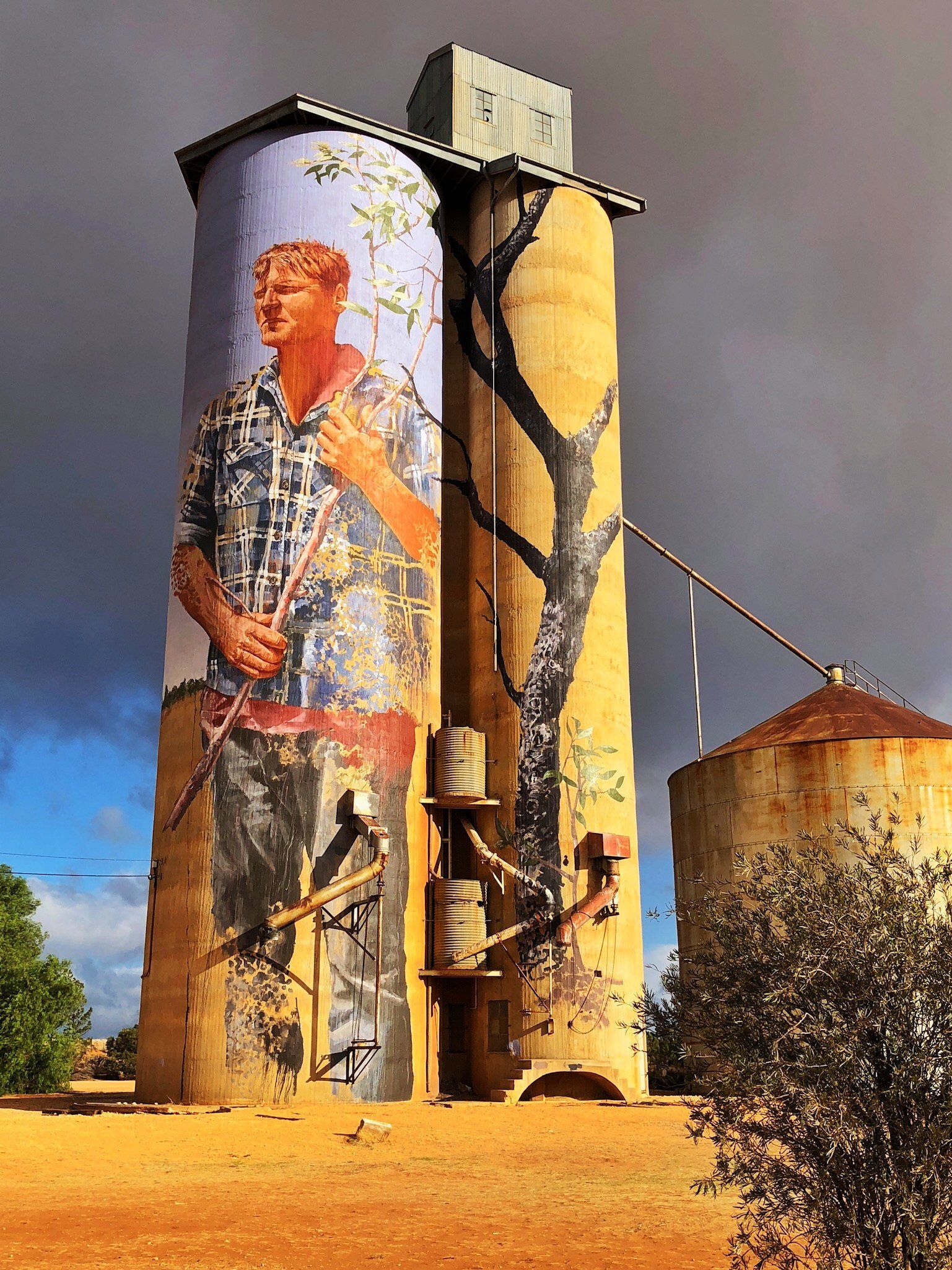 Australian Silo Art Trail, Victorian Silo Art Trail, Patchewollock Silo Art