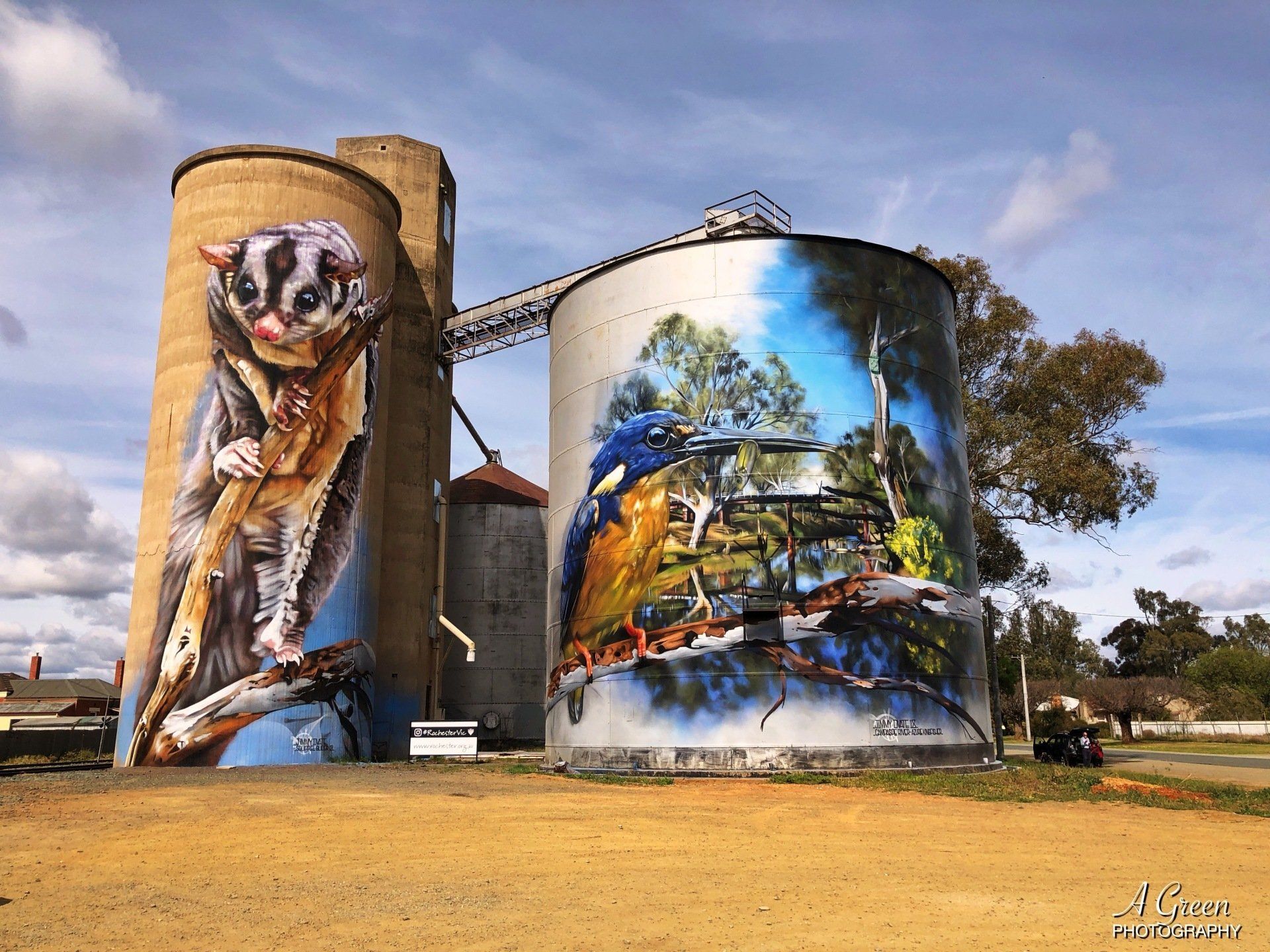 GrainCorp Silo at Rochester, Australian Silo Art trail