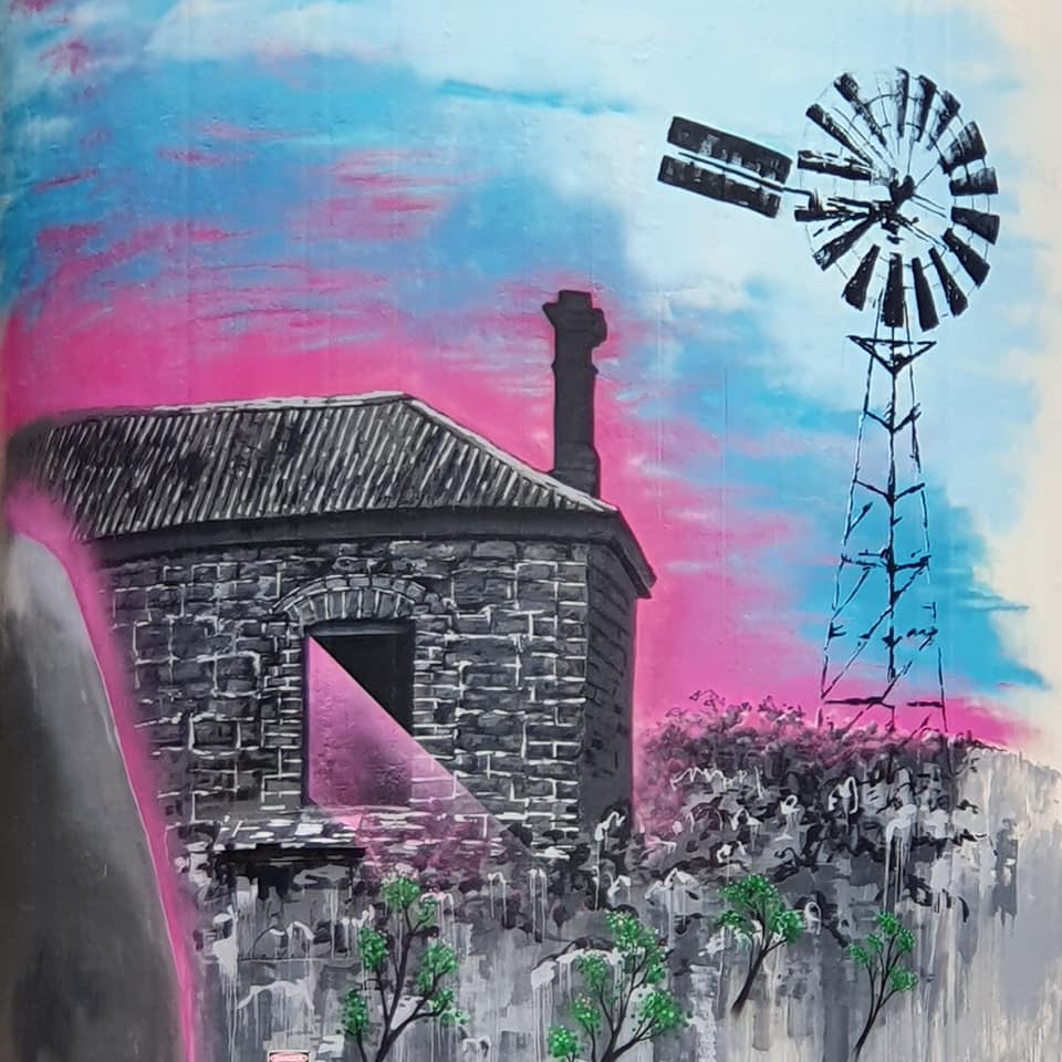Cowell Silo Art, Australian Silo Art Trail, ! N I T S U A