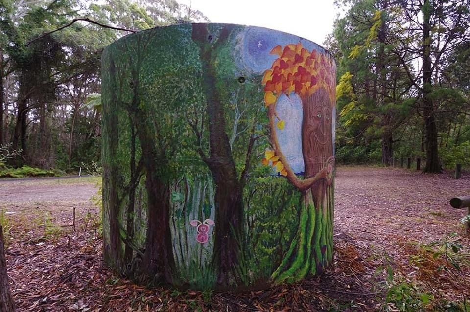 Spring Brook Water Tank, Australian Silo Art Trail
