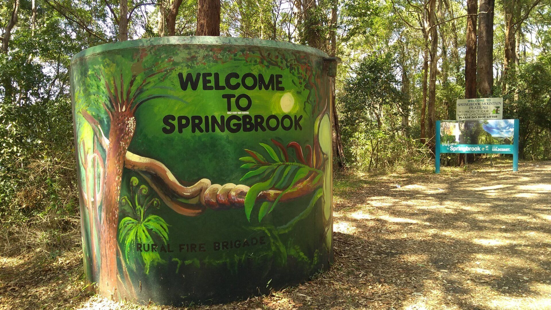 Spring Brook Water Tank Art, Australian Silo Art Trail