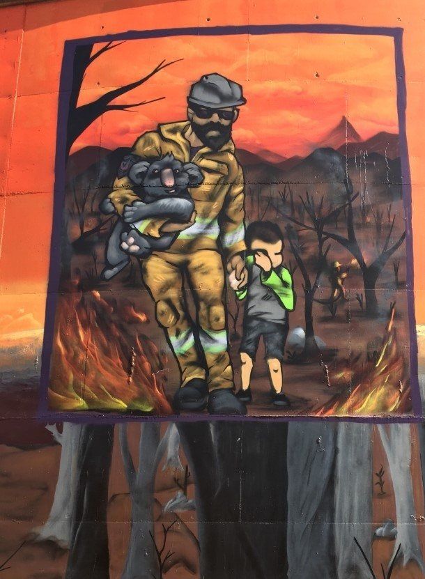 Kingston Water Tank Art, Australian Silo Art Trail