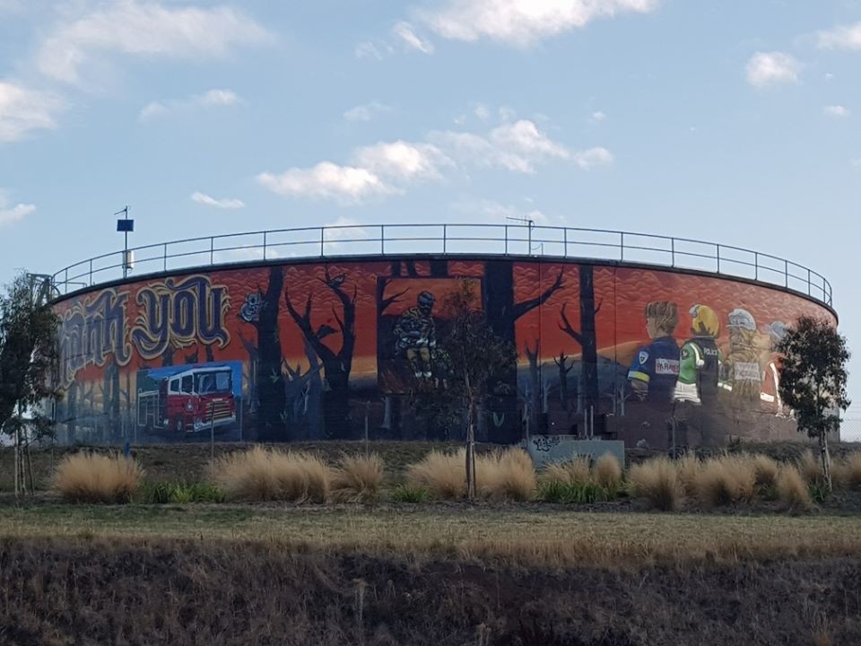 Kingston Water Tank Art