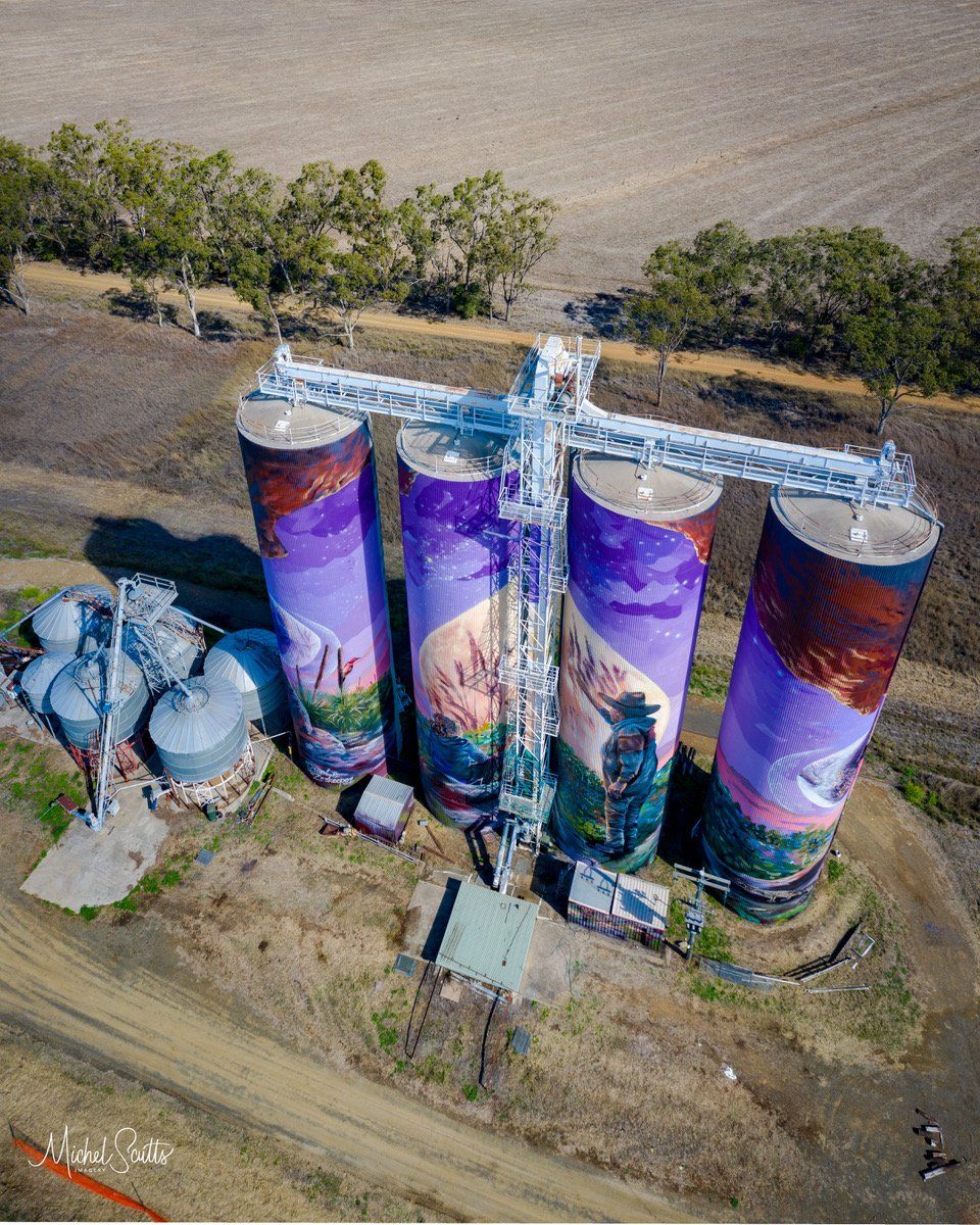 Australian Silo Art Trail, Three Moon Silo Art