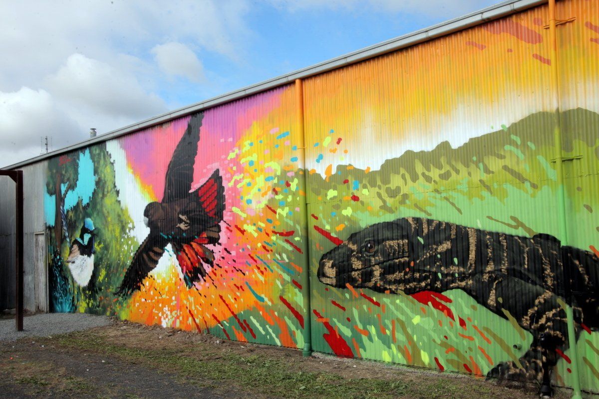 Yarram Street Art, Australian Silo Art Trail, Heesco