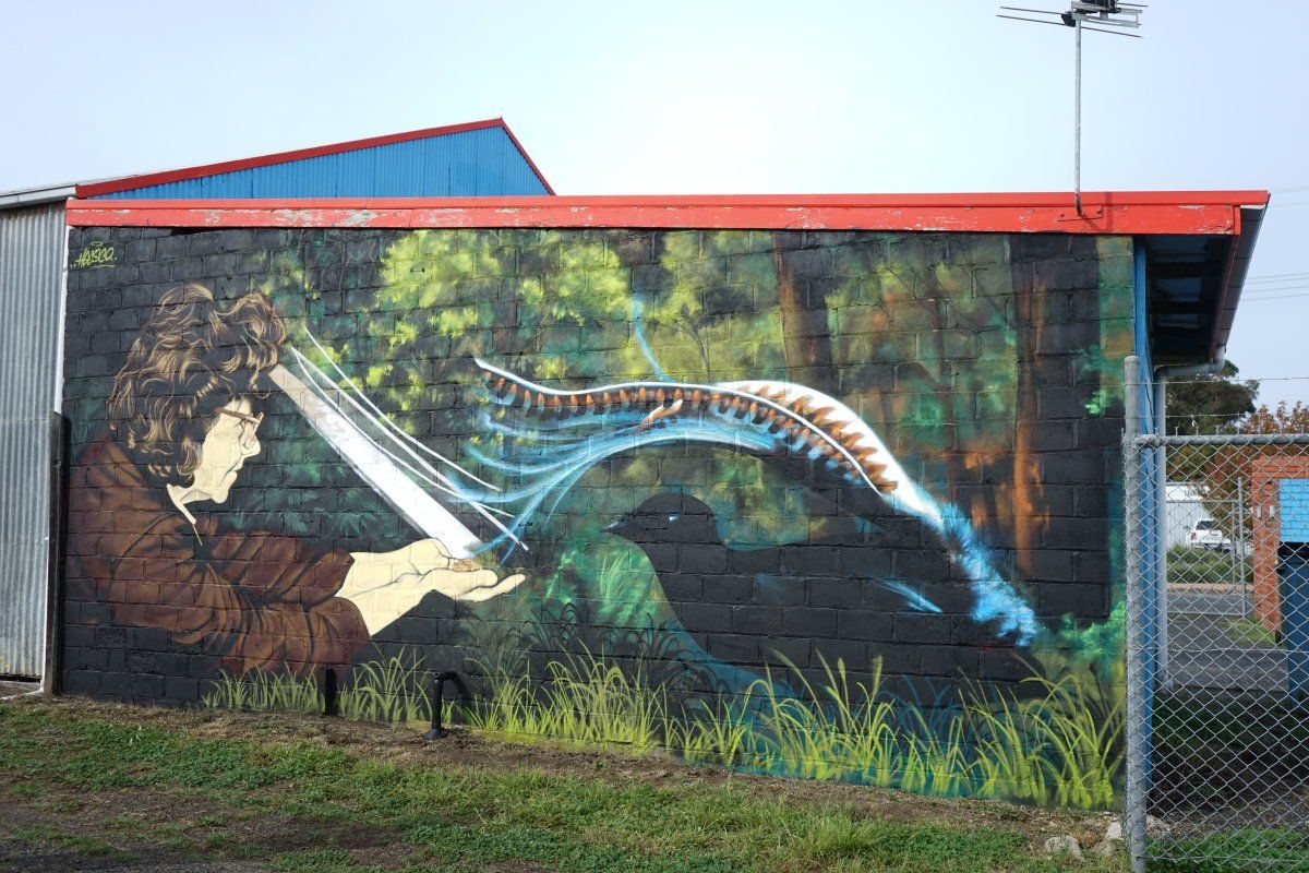 Yarram Street Art, Australian Silo Art Trail, Heesco