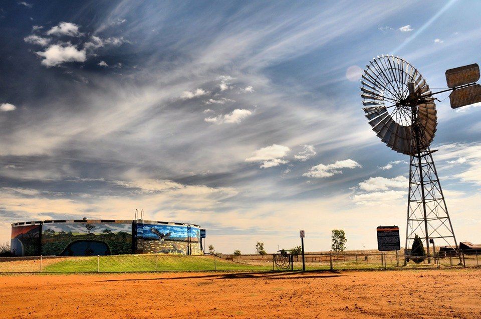 Boulia Water Tank Art, Australian Silo Art Trail