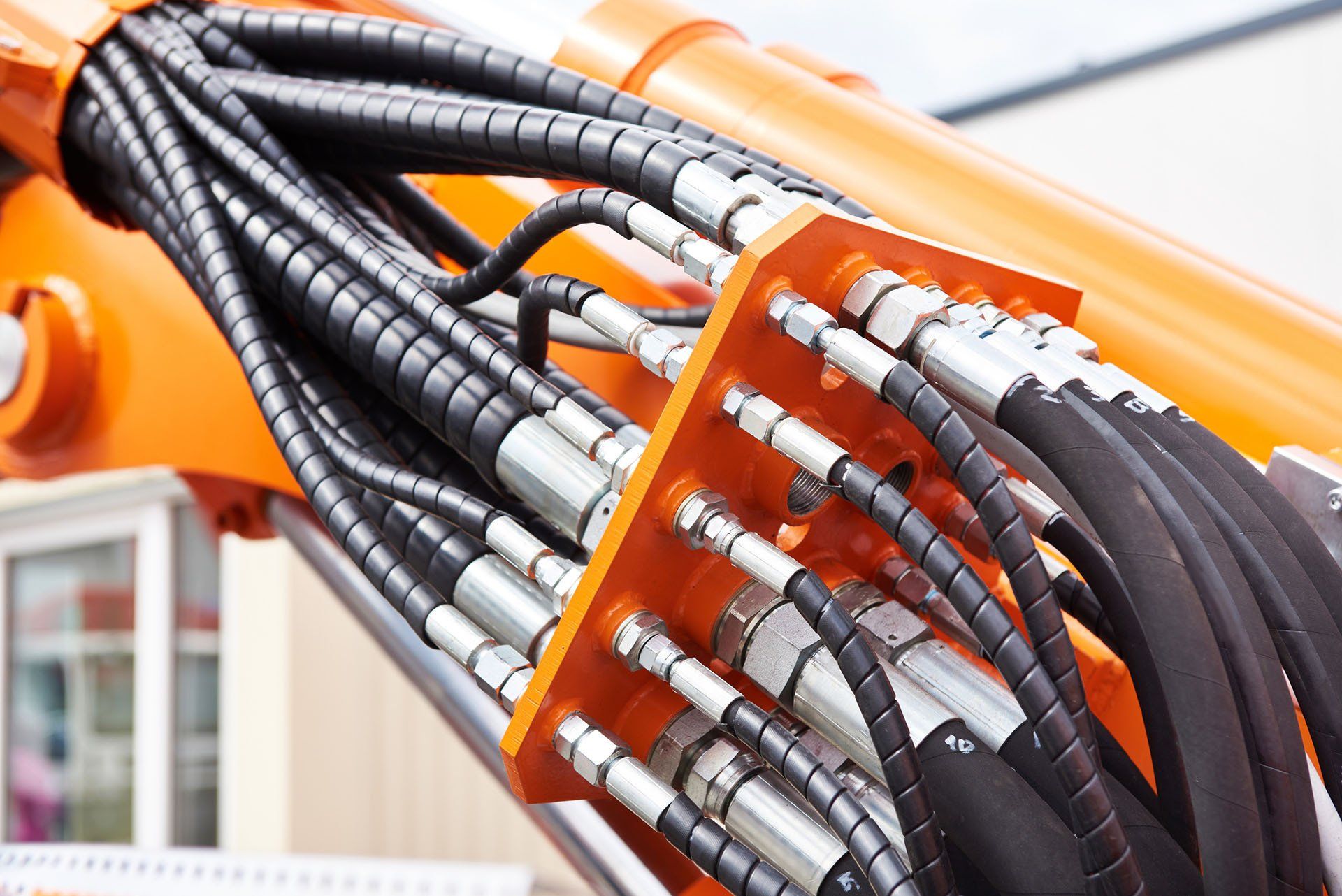Hoses of Hydraulic Machine — Terryville, CT — C & C Hydraulics & Lubrication Inc.