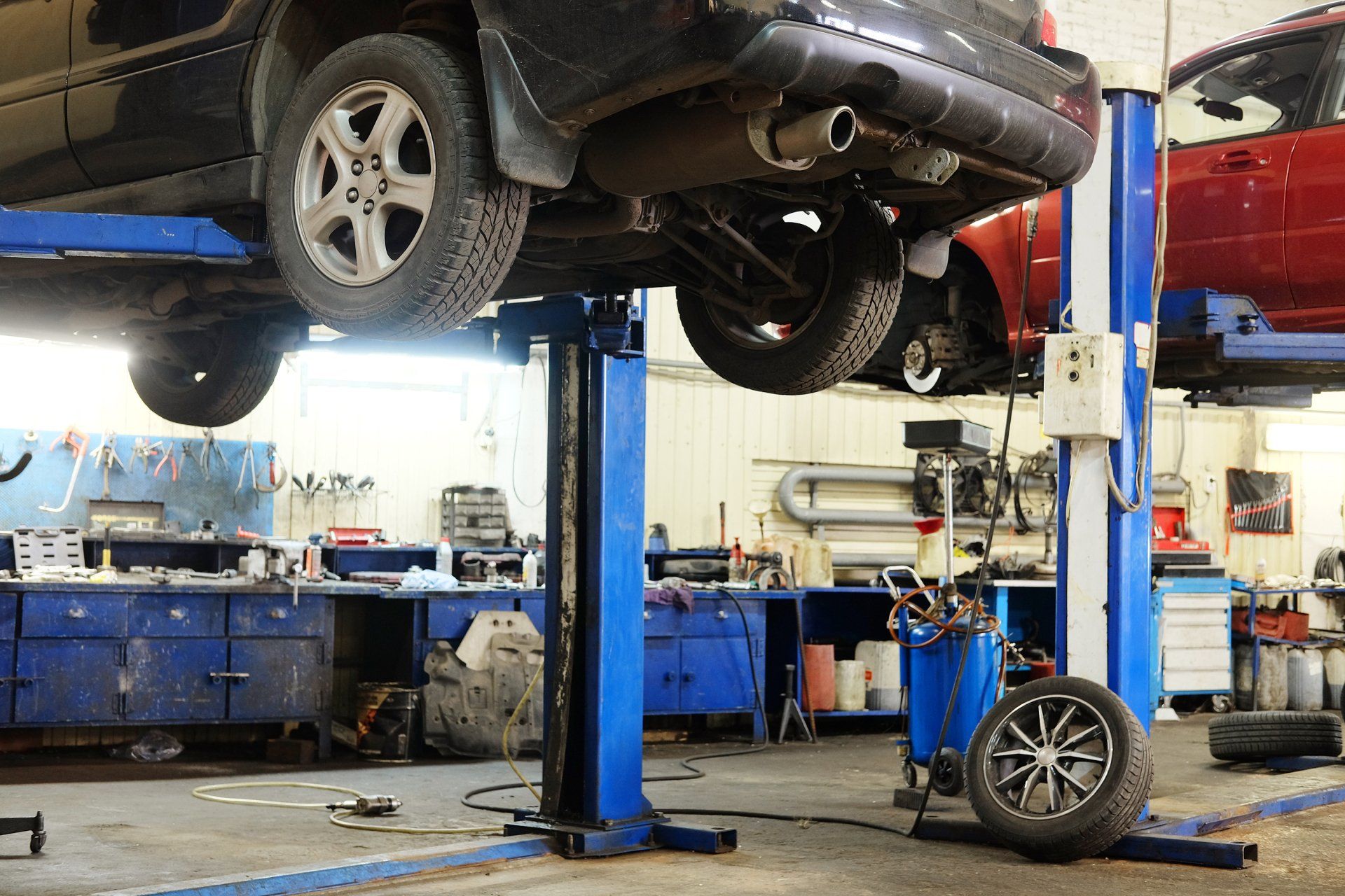 Car Lift — Terryville, CT — C & C Hydraulics & Lubrication Inc.