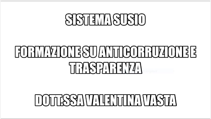 Formazione Sistema Susio
