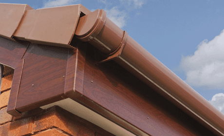 wooden gutter pipe