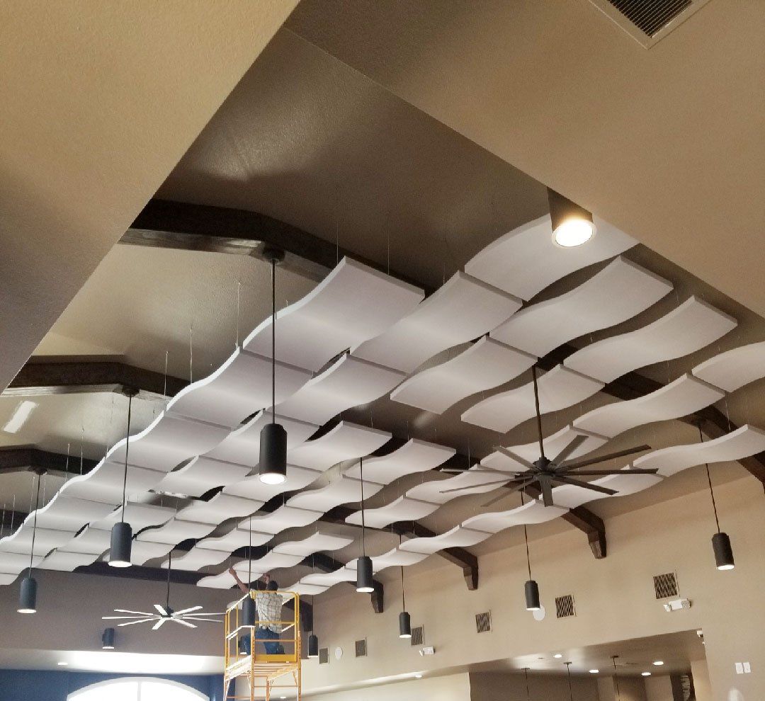 curved ceiling panels CU Design Dallas