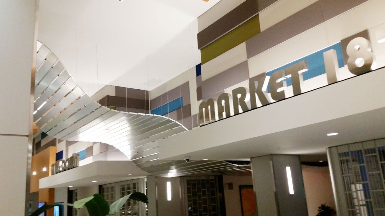 wall panels for commercial interior CU Design Dallas