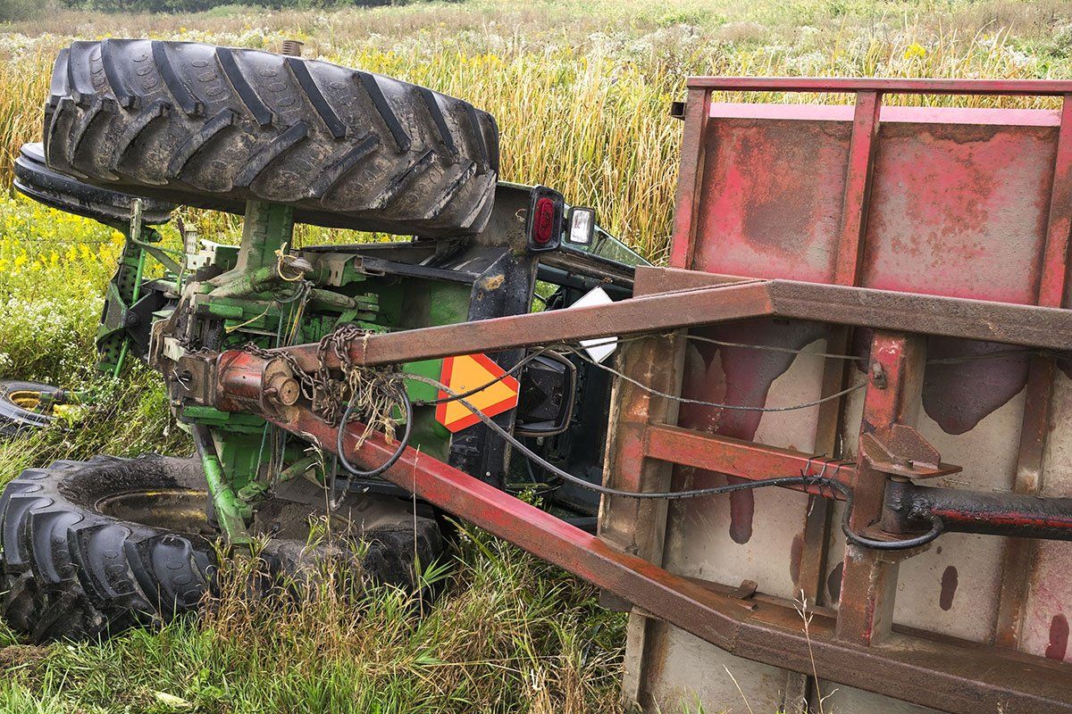 Tractor accident
