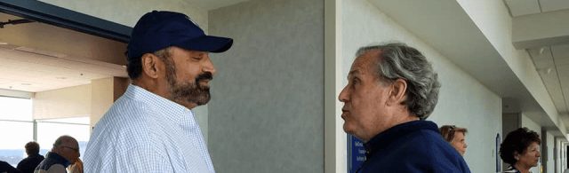 Alvin F. de Levie and Franco Harris