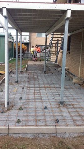 path being laid