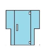 PL91C Custom Heavy Glass Series *3FC Door — Trenton, NJ — Cooks Glass & Mirror