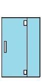 PL91 Heavy Glass Series 2BC Door﻿﻿﻿﻿ — Trenton, NJ — Cooks Glass & Mirror