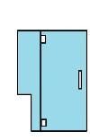 PL91 Heavy Glass Series 2EC Door﻿﻿﻿﻿ — Trenton, NJ — Cooks Glass & Mirror