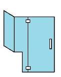 PL93 Heavy Glass Series *5CC Door — Trenton, NJ — Cooks Glass & Mirror