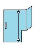 PL93 Heavy Glass Series *5DC Door — Trenton, NJ — Cooks Glass & Mirror